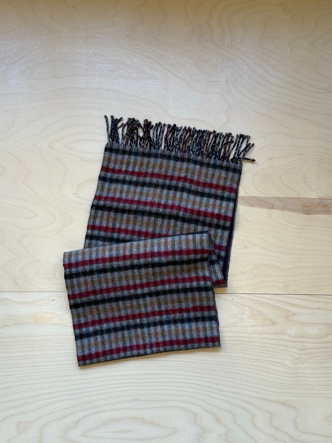 Montbat Heritage Plaid Wool muffler 상품이미지1