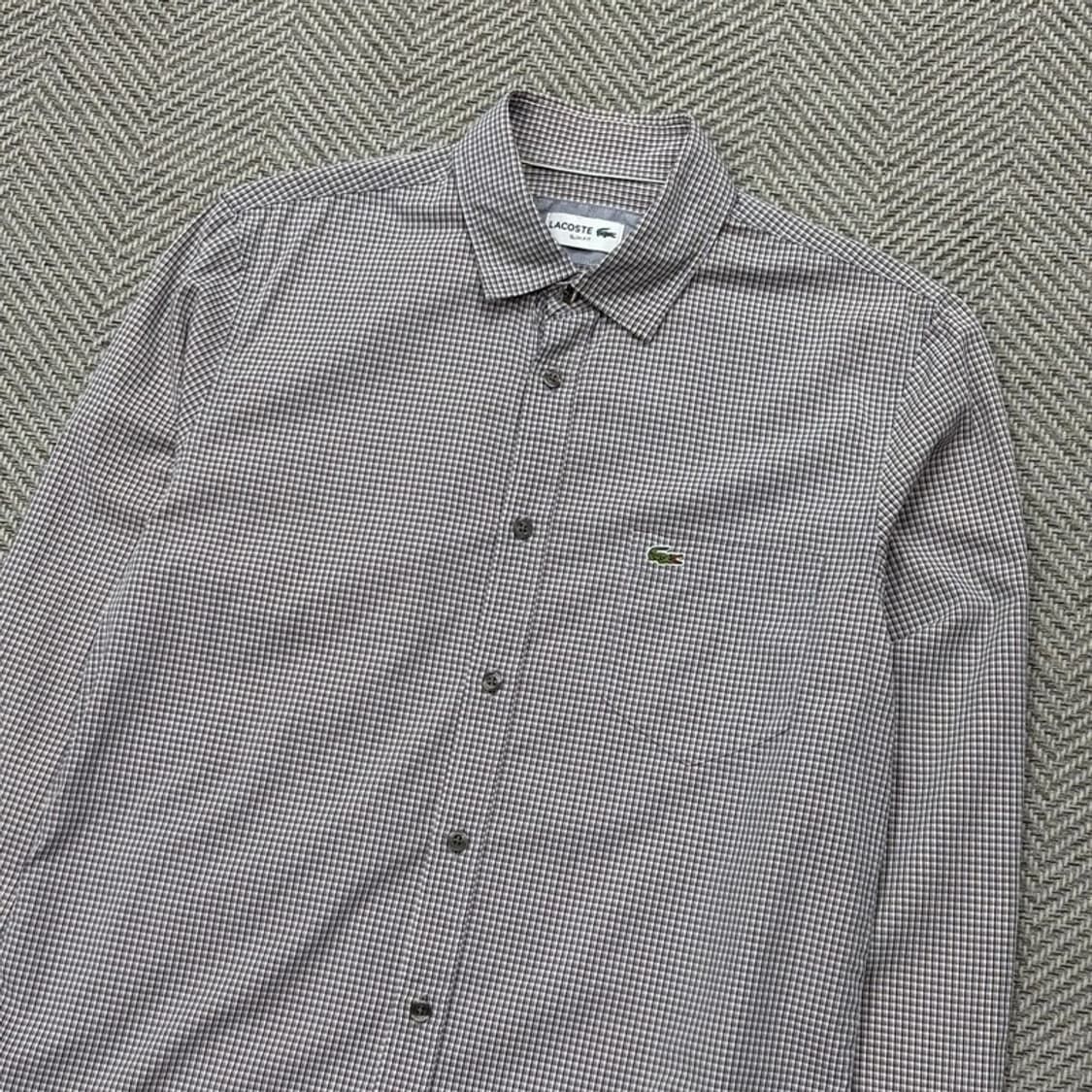 라코스테 잔체크 셔츠  v1343 상품이미지3