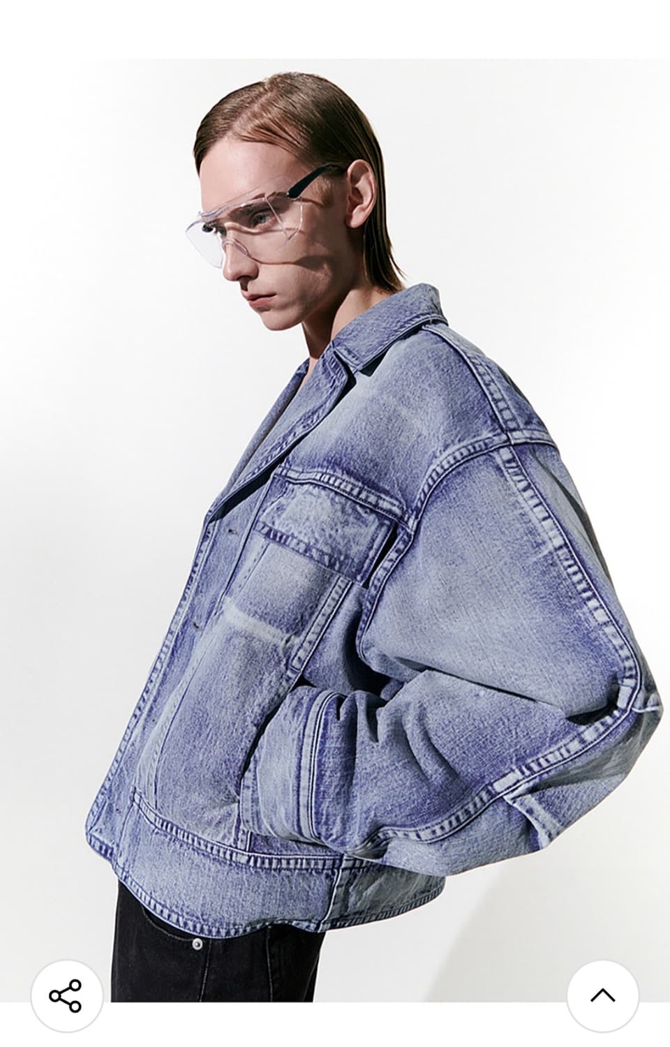 DNSR 밀키 데님 트러커 L 상품이미지1