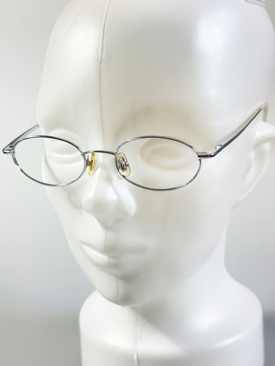 실버 슬림 오벌 메탈 프레임 빈티지 안경 상품이미지8