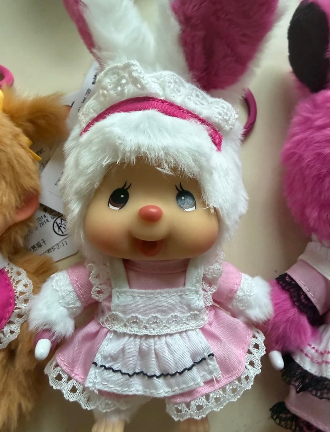 홍콩 몬치치 치무탄 화이트 드레스 키링 새제품 상품이미지1