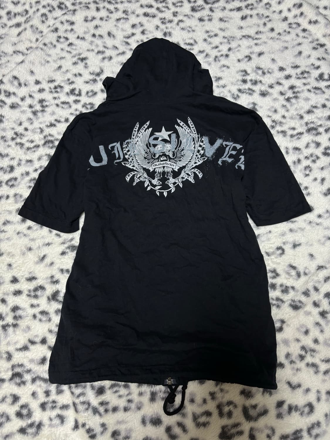 “Unknown” Punk Back Print 1/2Hood Zip Up 상품이미지1