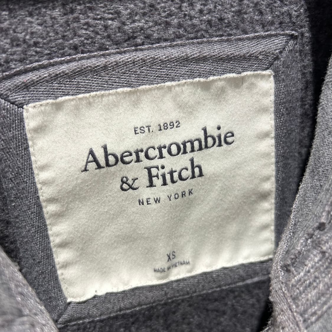 Abecrombie Grey Zip-Up Hoodie 상품이미지9