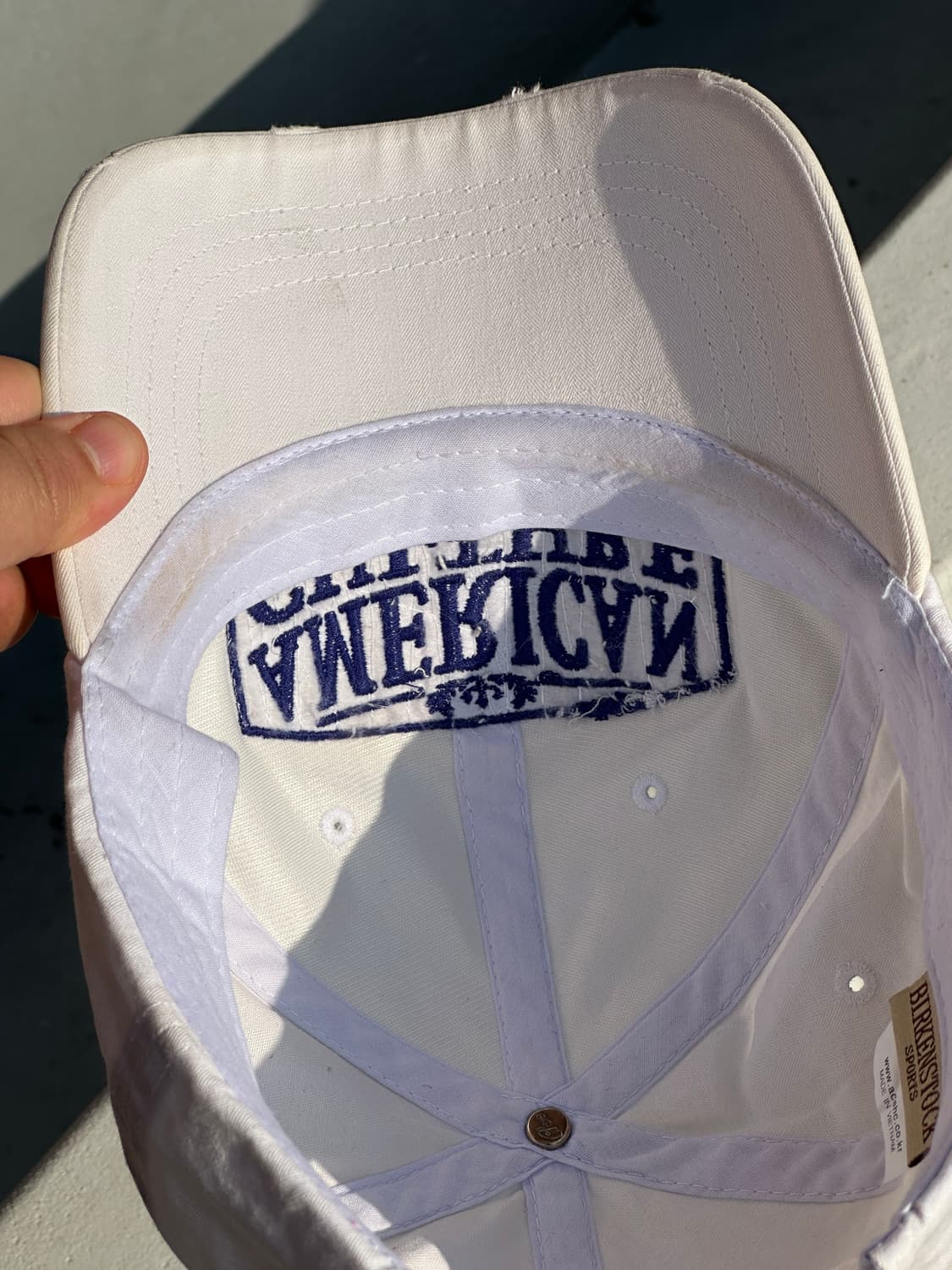[M-L] 버켄스탁 스포츠 아메리칸 컬쳐 패치 화이트 볼캡 모자 상품이미지7