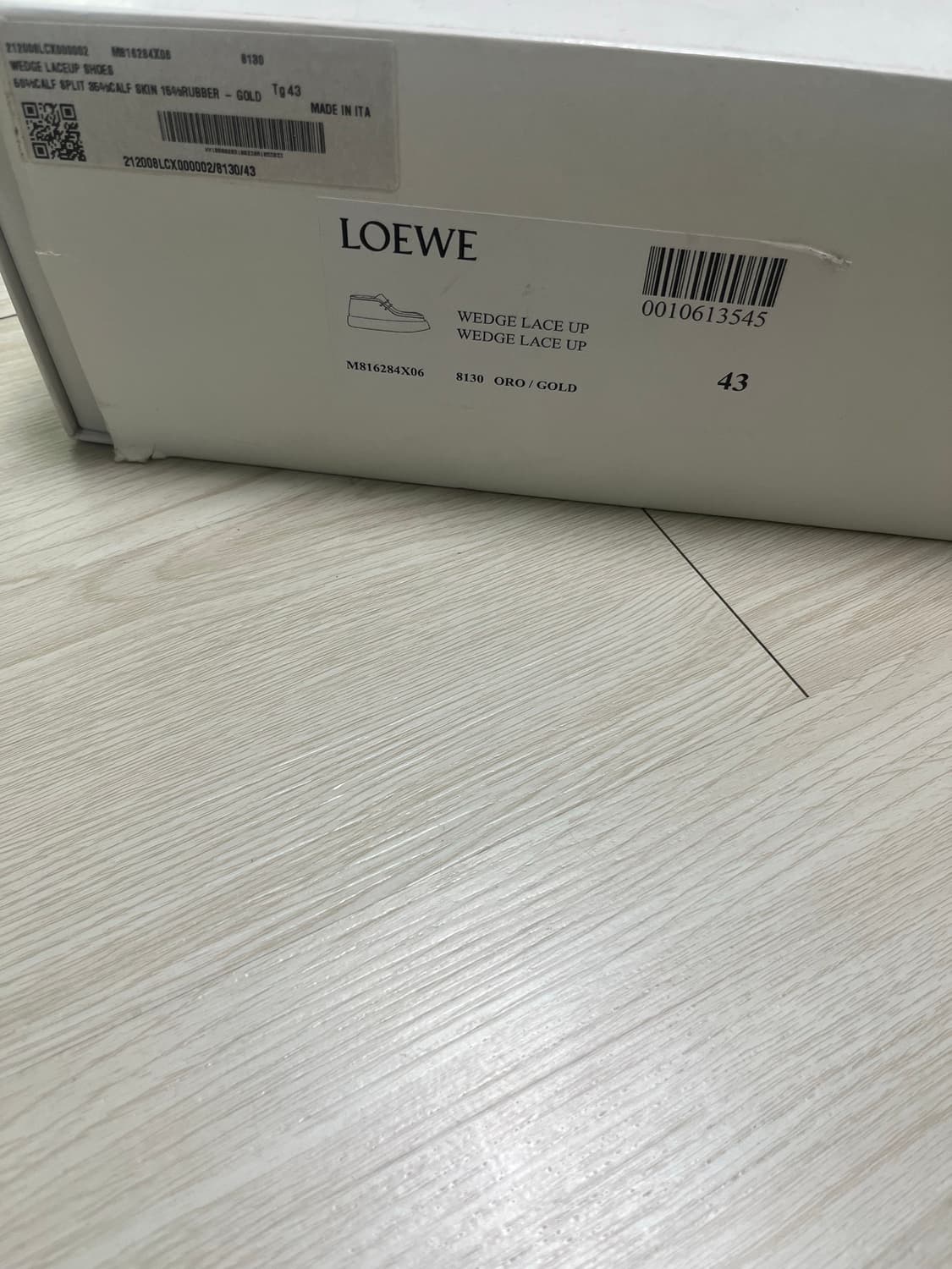 로에베 웨지 레이스업 43 상품이미지10