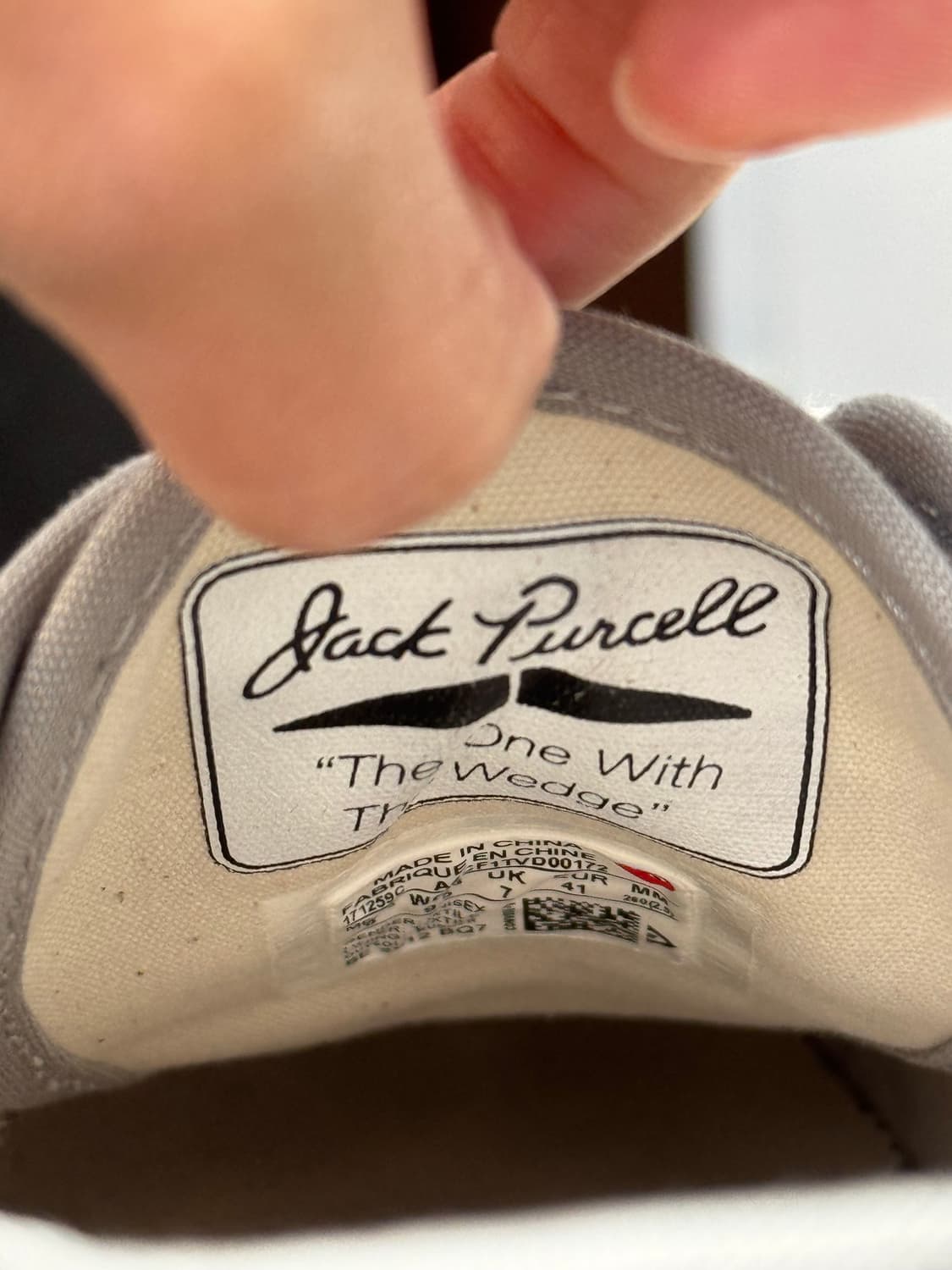 컨버스 x 플레이 꼼데가르송 잭퍼셀 드리즐 블랙 상품이미지9