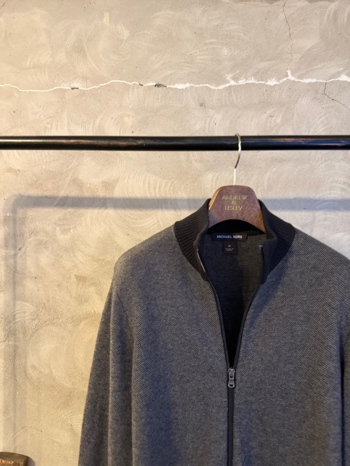 마이클 코어스 니트짚업 남성100 상품이미지3