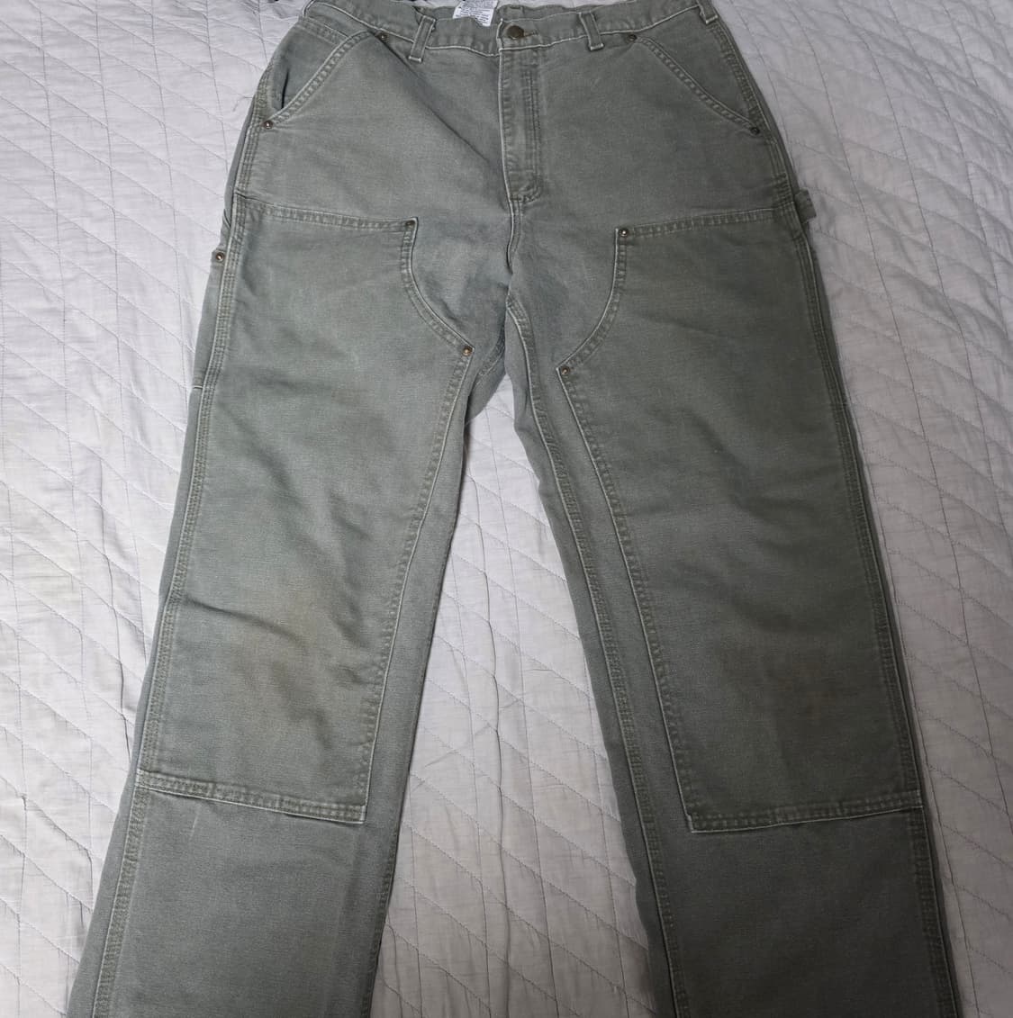 [34X34] 빈티지 칼하트 더블니 B136MOS 워크팬츠 M-3 상품이미지1