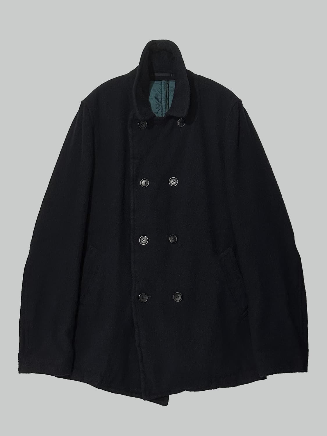 꼼데가르송 옴므 축융 울 피코트 네이비 상품이미지3