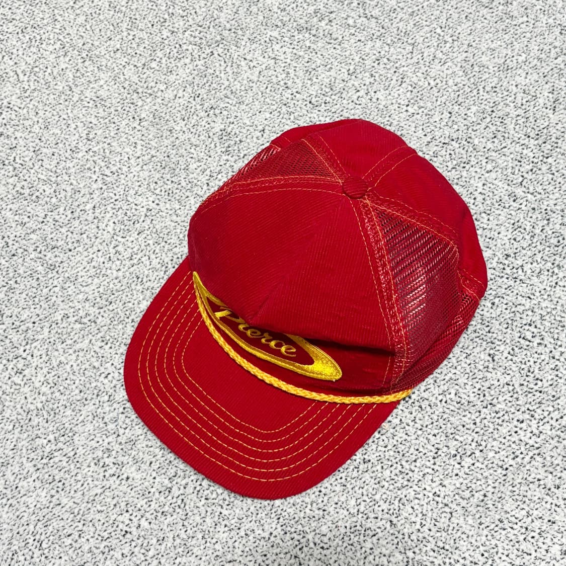 90s 빈티지 Pierce 메쉬 트럭커 캡 상품이미지3