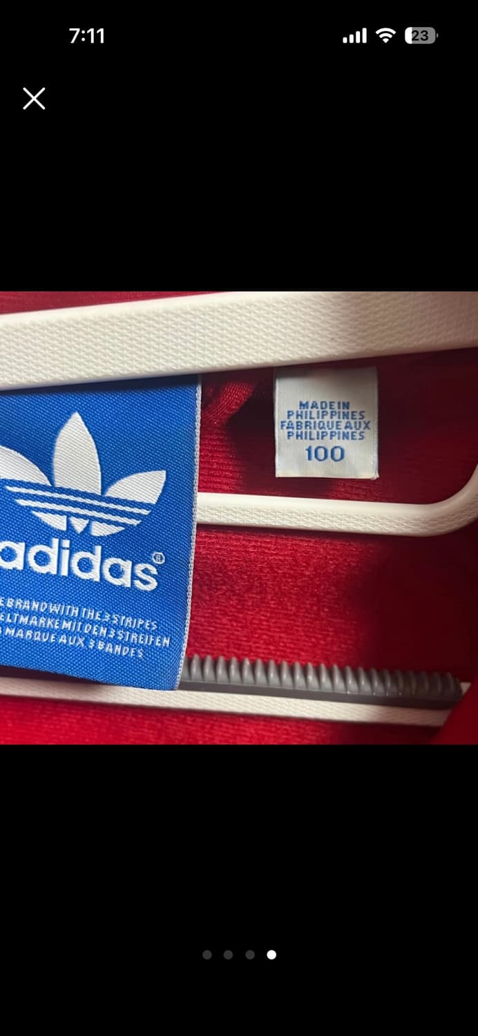 버건디 아디다스 져지 상품이미지4