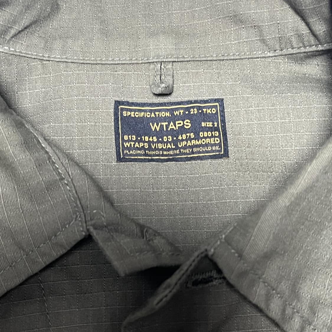 WTAPS 더블탭스 16SS 정글퍼티그 반팔셔츠 MIKE SIZE 2 상품이미지2