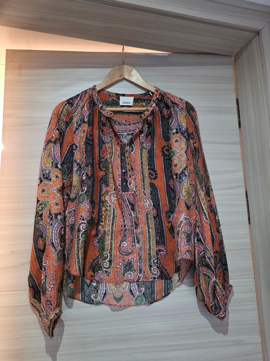 정품 이자벨마랑 실크 블라우스 상품이미지6