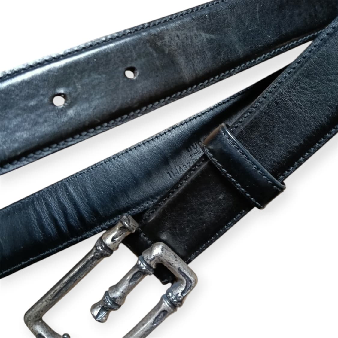 2000s gucci tomfrod era 밤부 벨트 상품이미지3