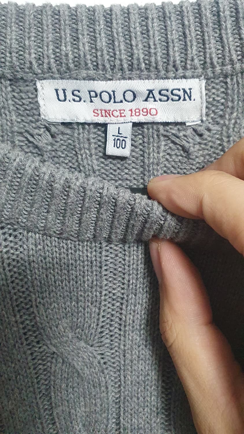 POLO ASSN 꽈베기 니트 상품이미지5