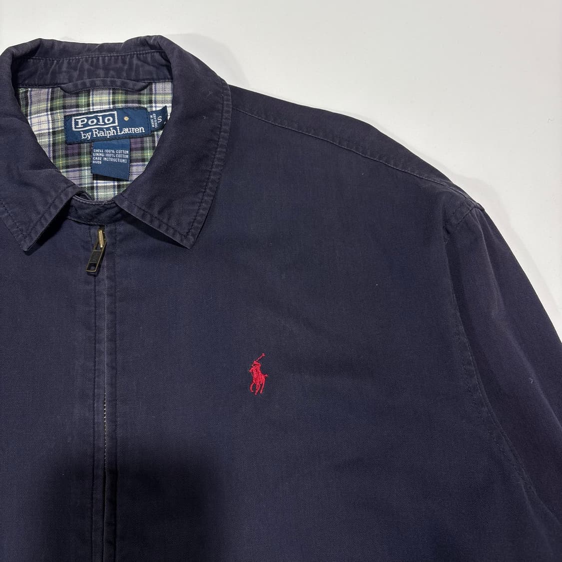 폴로 랄프로렌 네이비 코튼 집업 자켓 상품이미지4