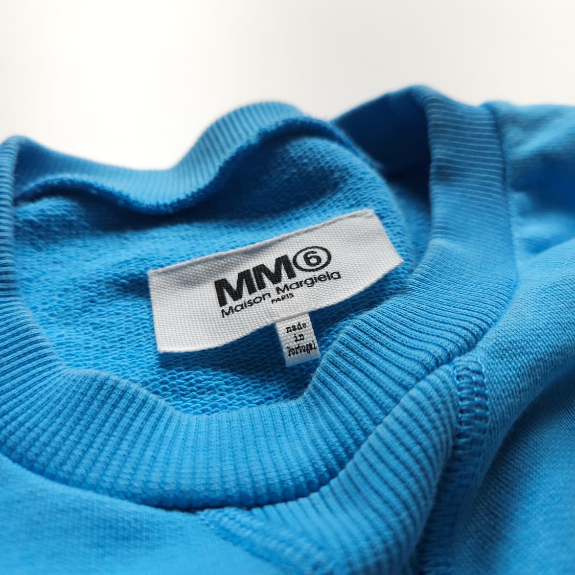 메종 마르지엘라 웨이스트 포인트 스티치 크롭 맨투맨 (S) 상품이미지6