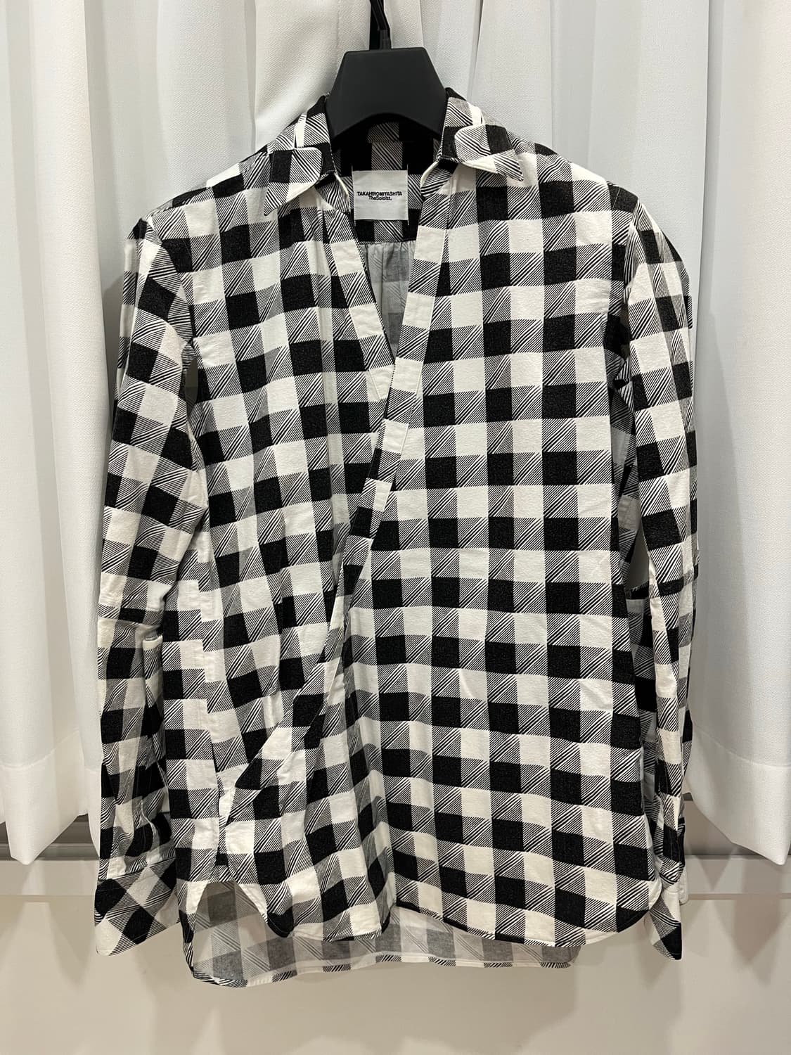 솔로이스트 17SS 풀오버 체크셔츠 상품이미지2