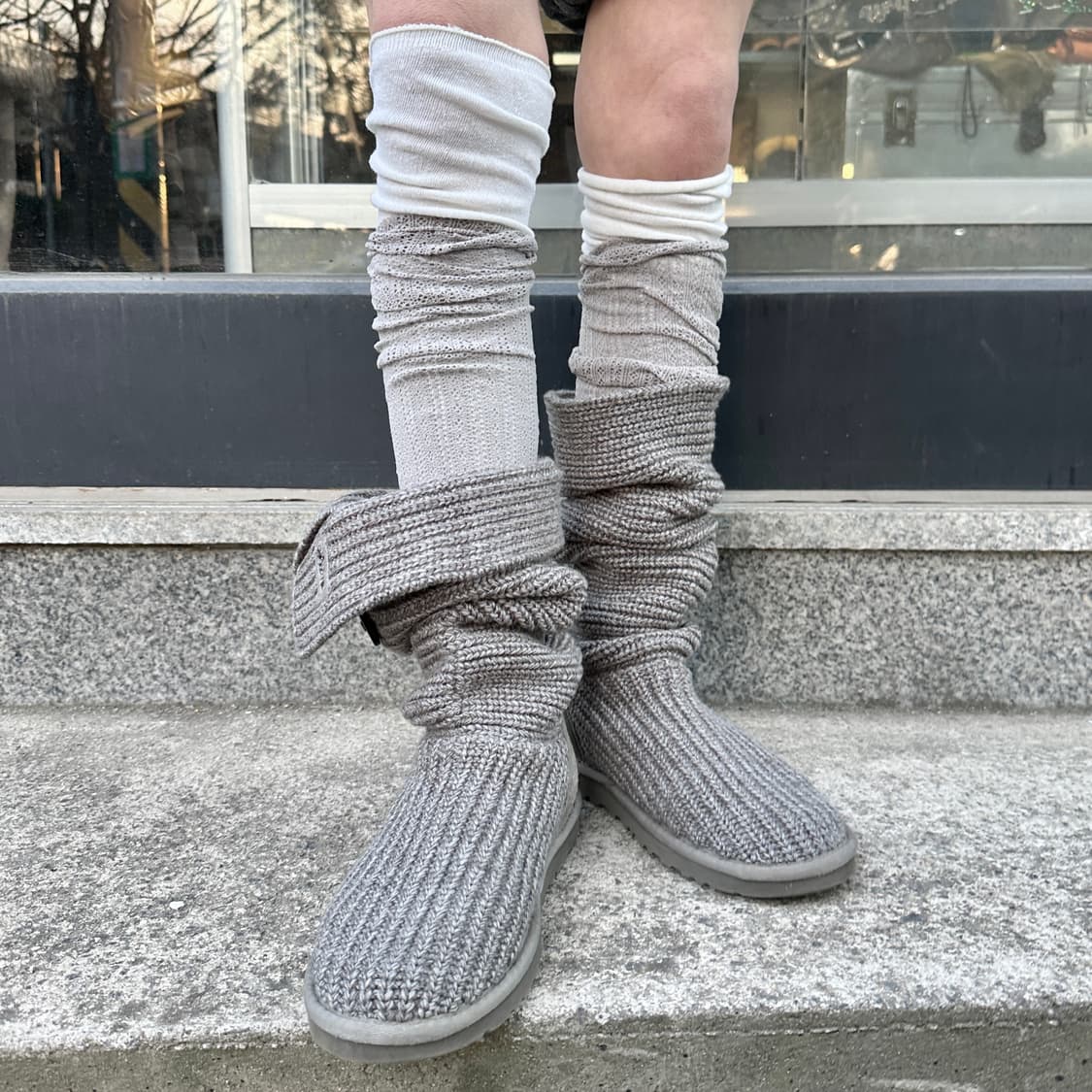 00s 그레이 니트 어그 카디 부츠 (250부터 가능) 상품이미지9