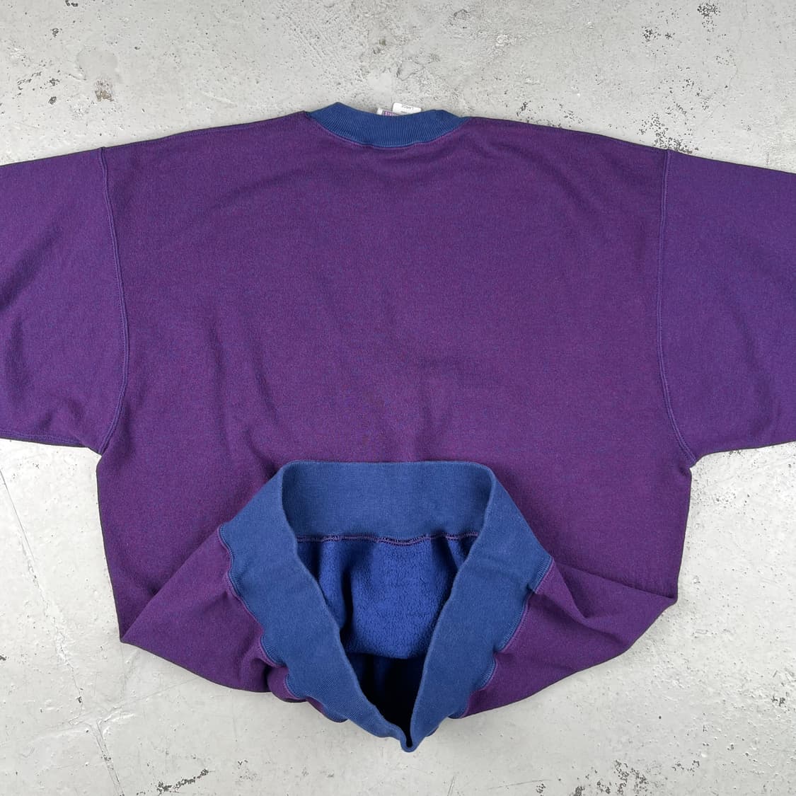 빈티지 듀오폴드 퍼플 네이비 스웻셔츠 상품이미지6