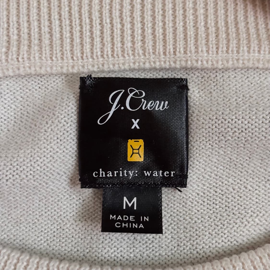 새제품급 JCREW 제이크루 니트 웨이브 패턴 M 워터 채러티 상품이미지7