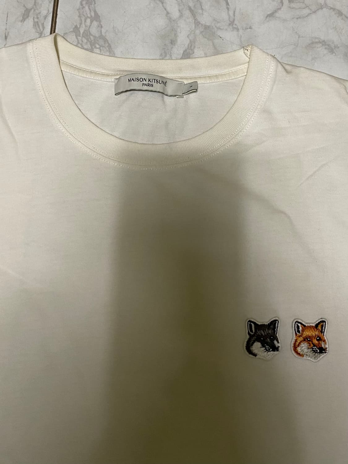 메종키츠네 반팔티 2 장 사이즈 100 일괄 가격 판매 상품이미지6