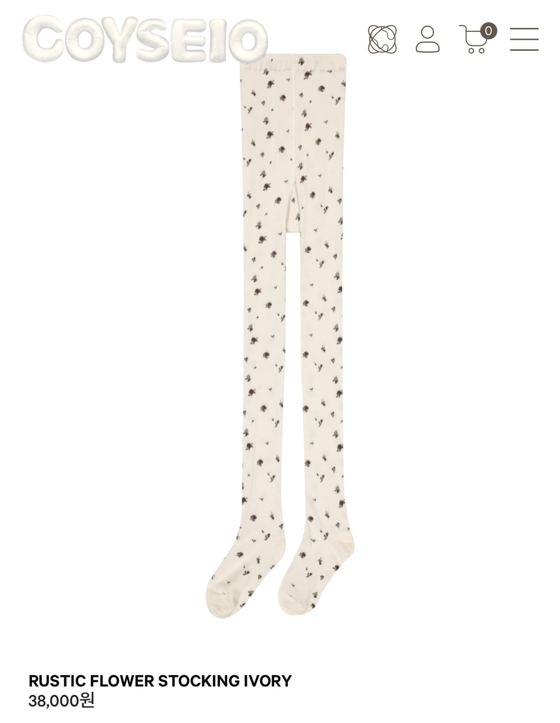 (구해요!!) 코이세이오 플라워 스타킹 아이보리 구합니다 !!! 상품이미지1