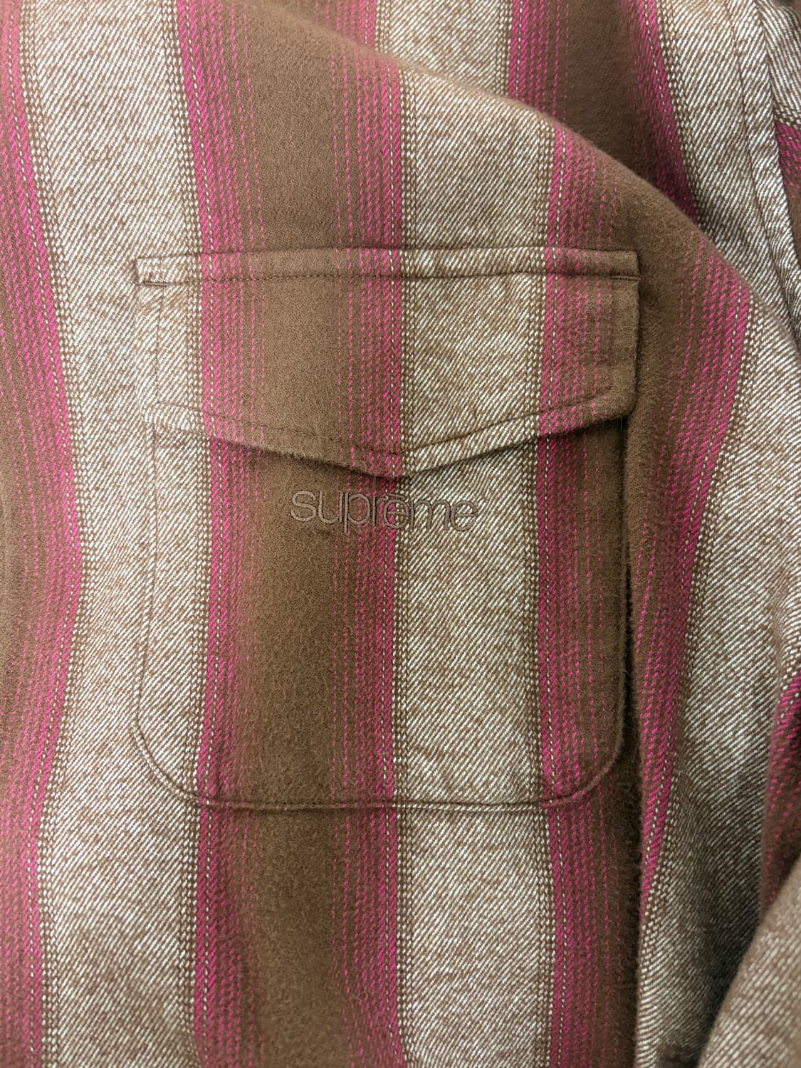 supreme 슈프림 스프라이트 플란넬 집업 셔츠 L 상품이미지3