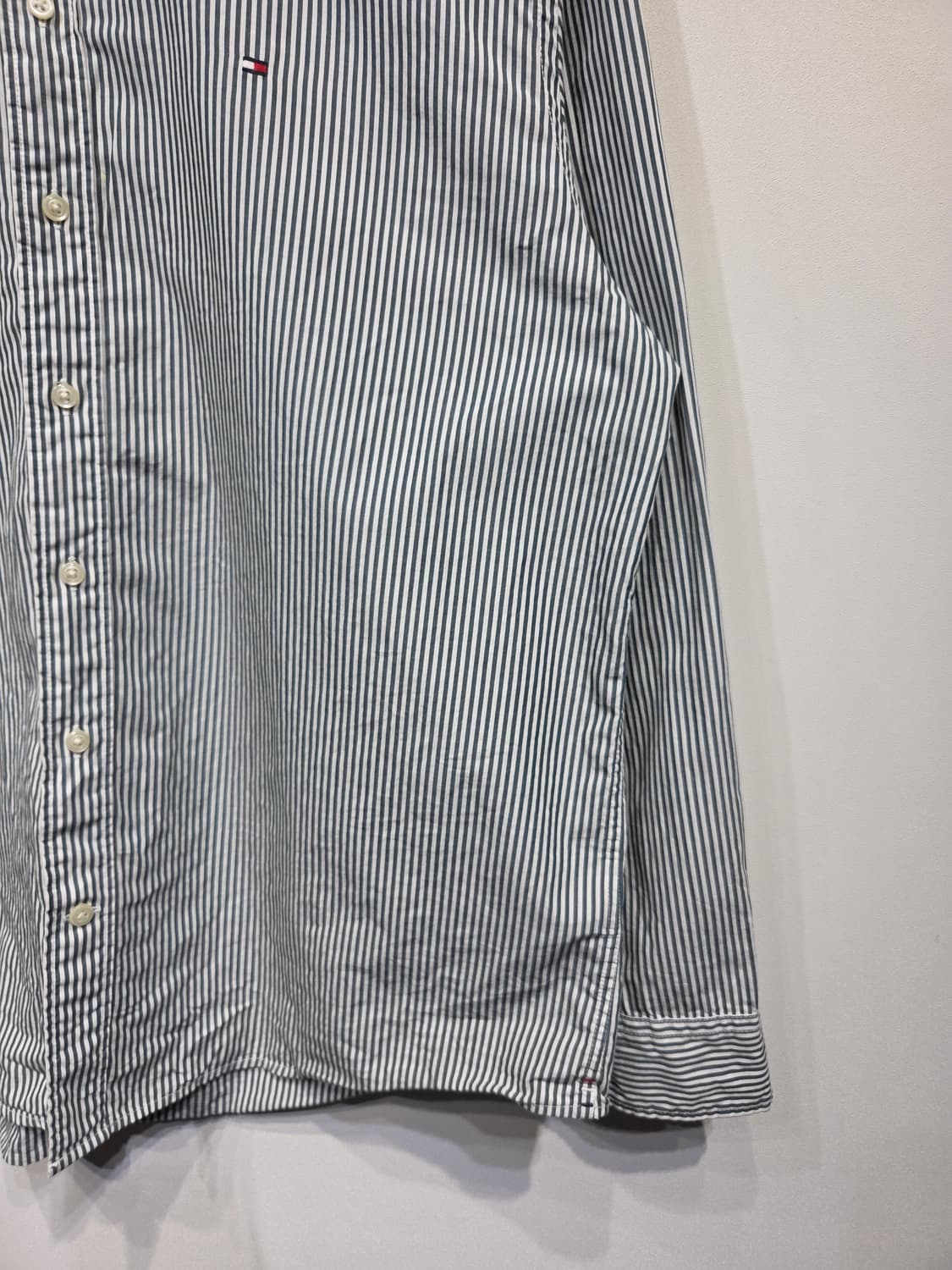 TOMMY HILFIGER 타미힐피거 코튼 스트라이프 셔츠 상품이미지5