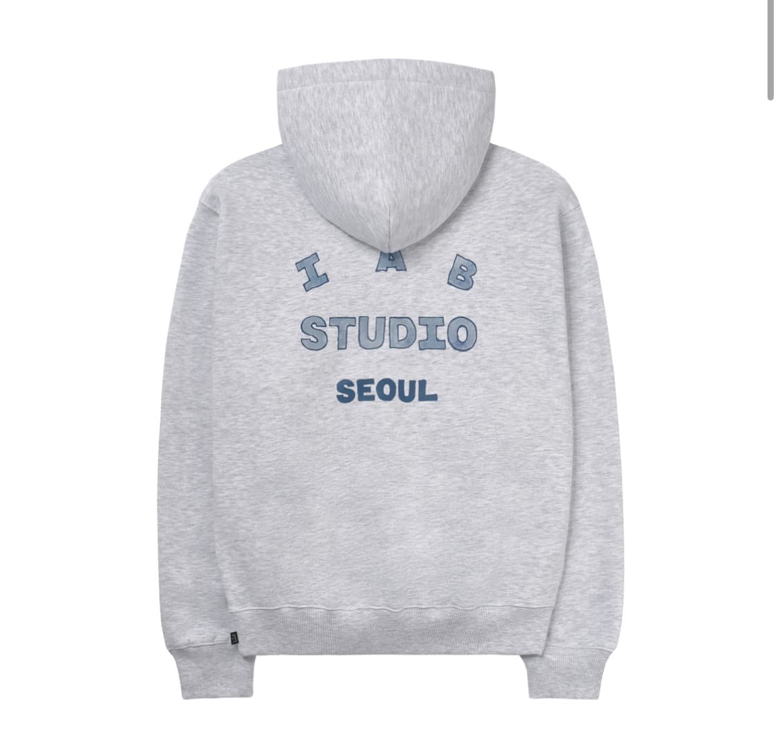 IABstudio 서울 후드 라이트그레이 XL 상품이미지1