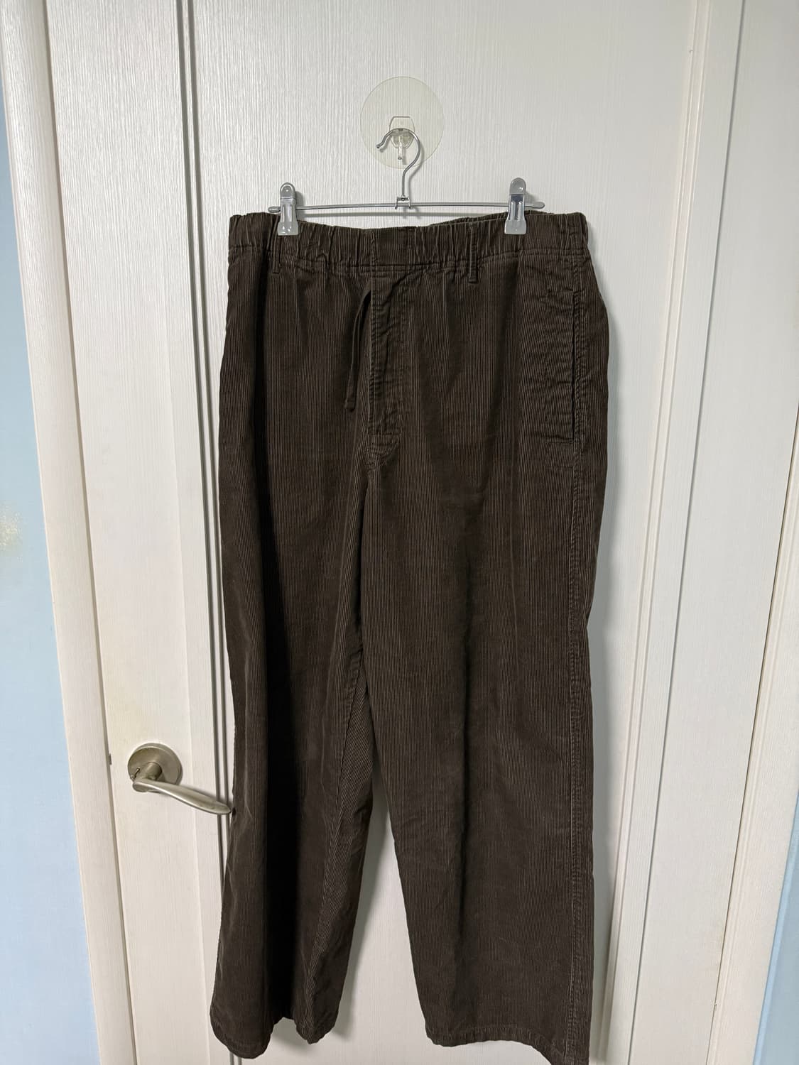 유니클로 코듀로이 팬츠 브라운색상 M사이즈 상품이미지1