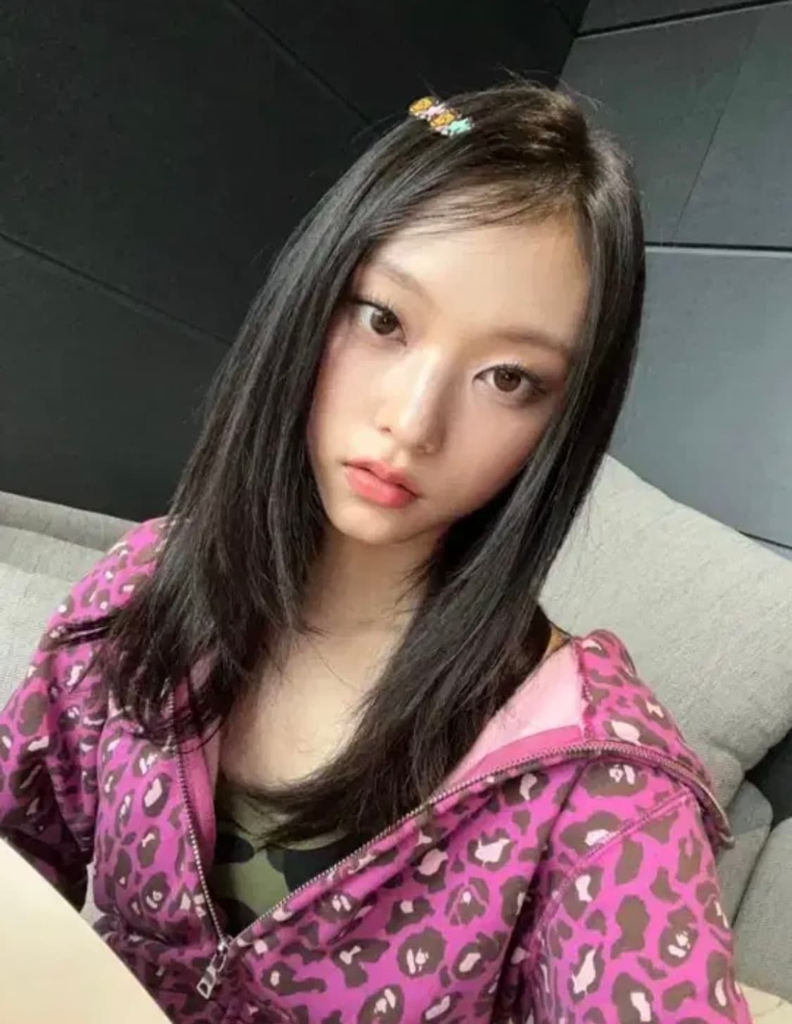 Bape 베이프 레오파드 핑크 후드집업 뉴진스 해린 히메 오네 갸루 상품이미지1