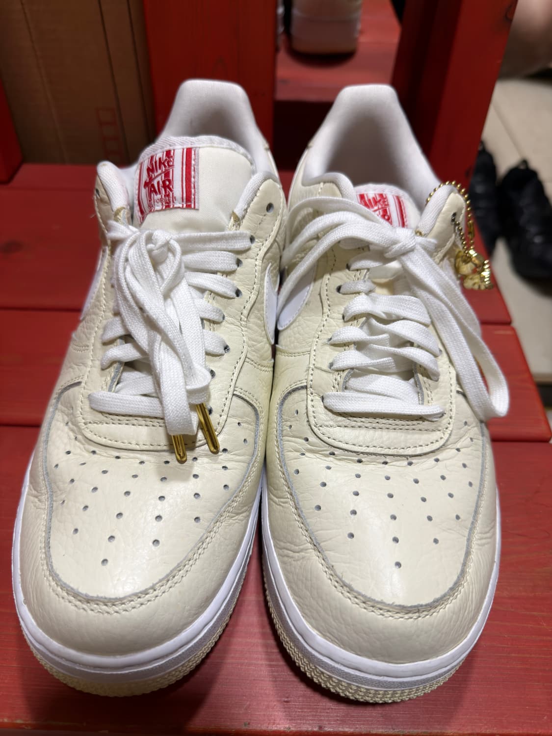 급처 나이키 에어포스1 프리미엄 팝콘 275 판매 상품이미지1