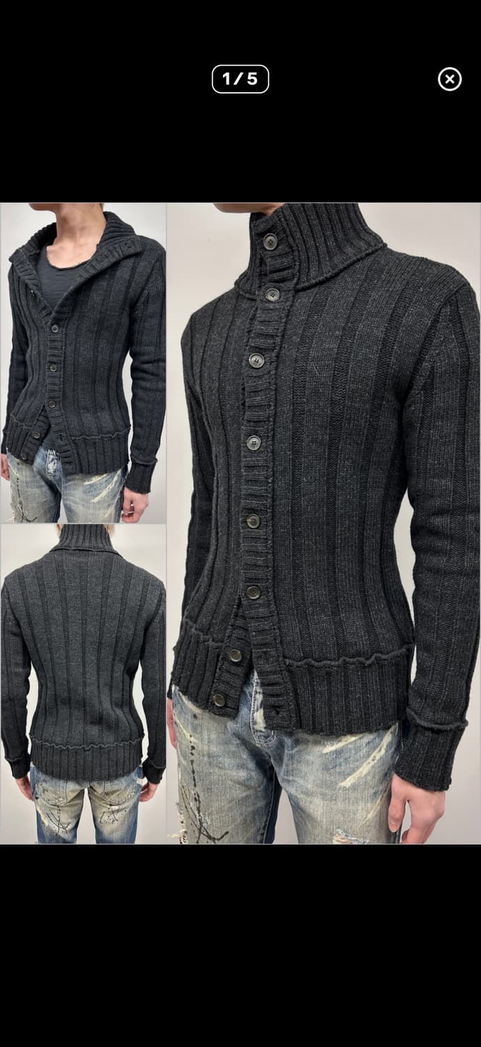 돌체앤가바나 리브 니트 가디건 상품이미지1