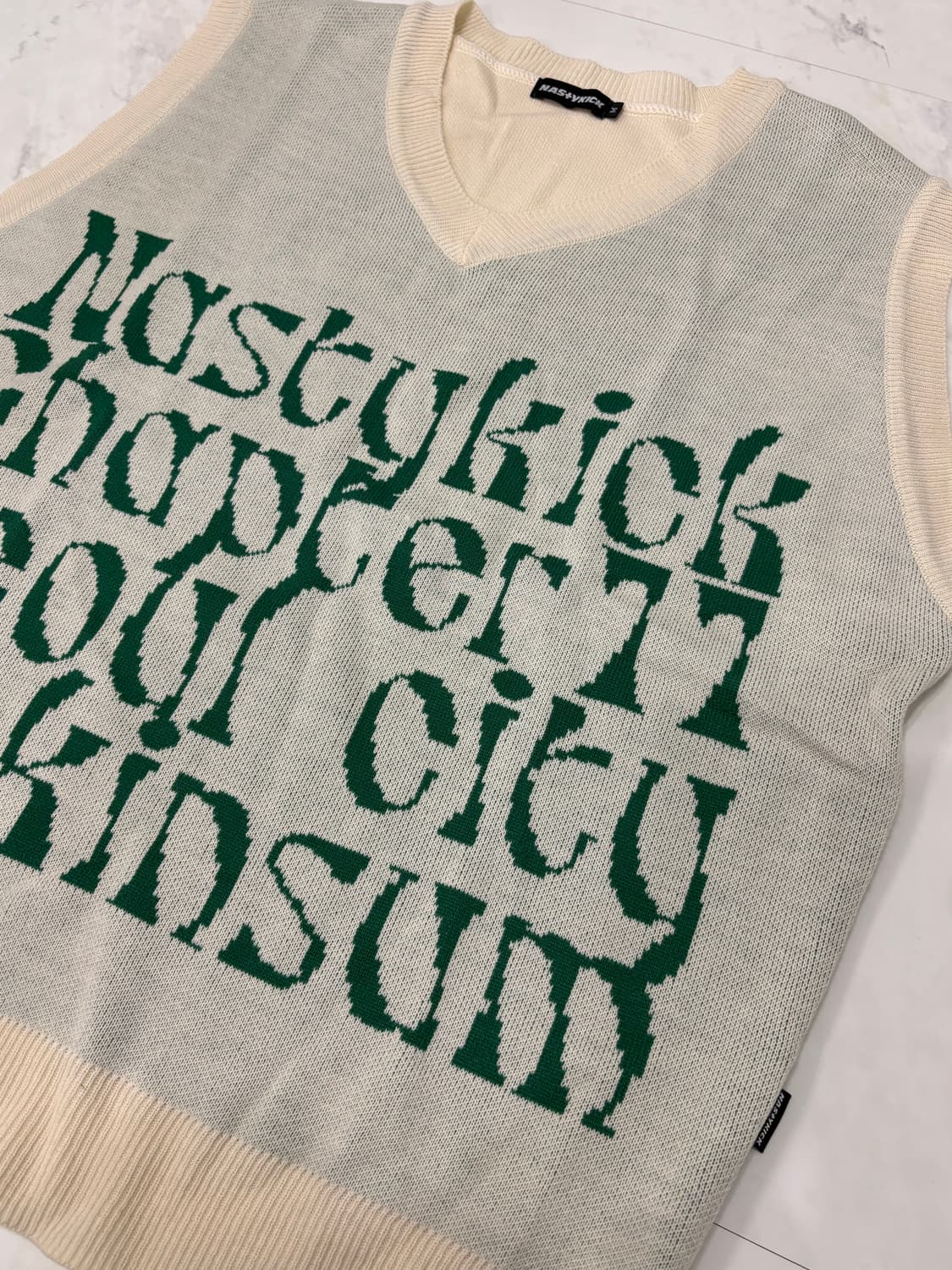 nastykick kinsum knit vest 상품이미지2