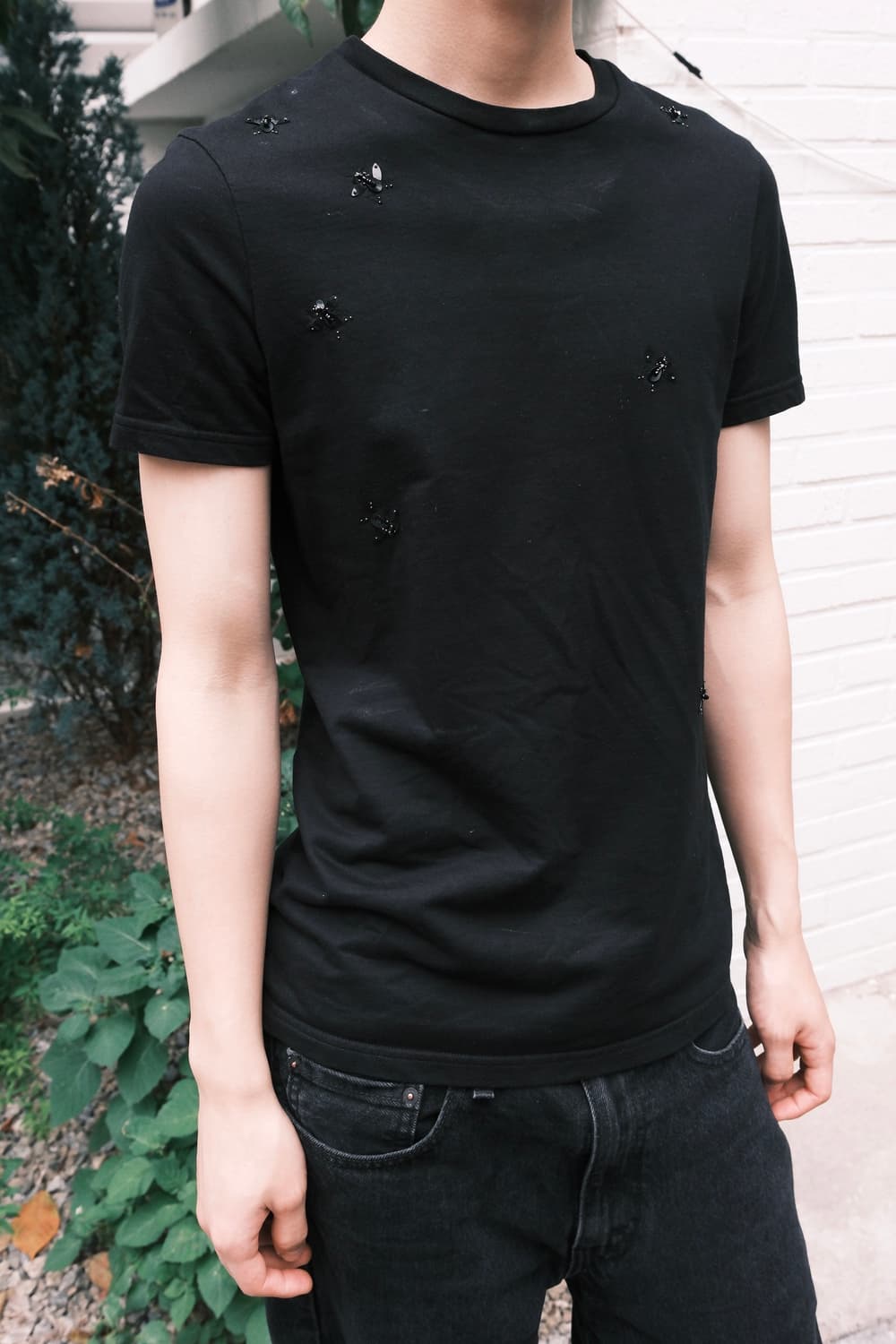 Dior homme 비즈 반팔 티셔츠 xs 상품이미지2