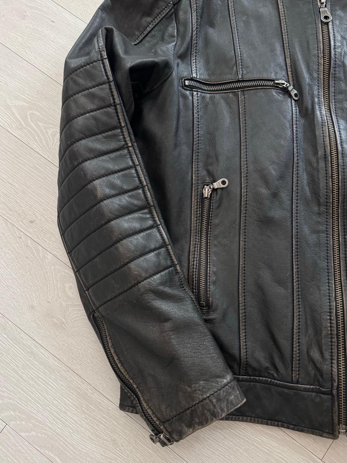 DANIER 가죽 라이더자켓  상품이미지4