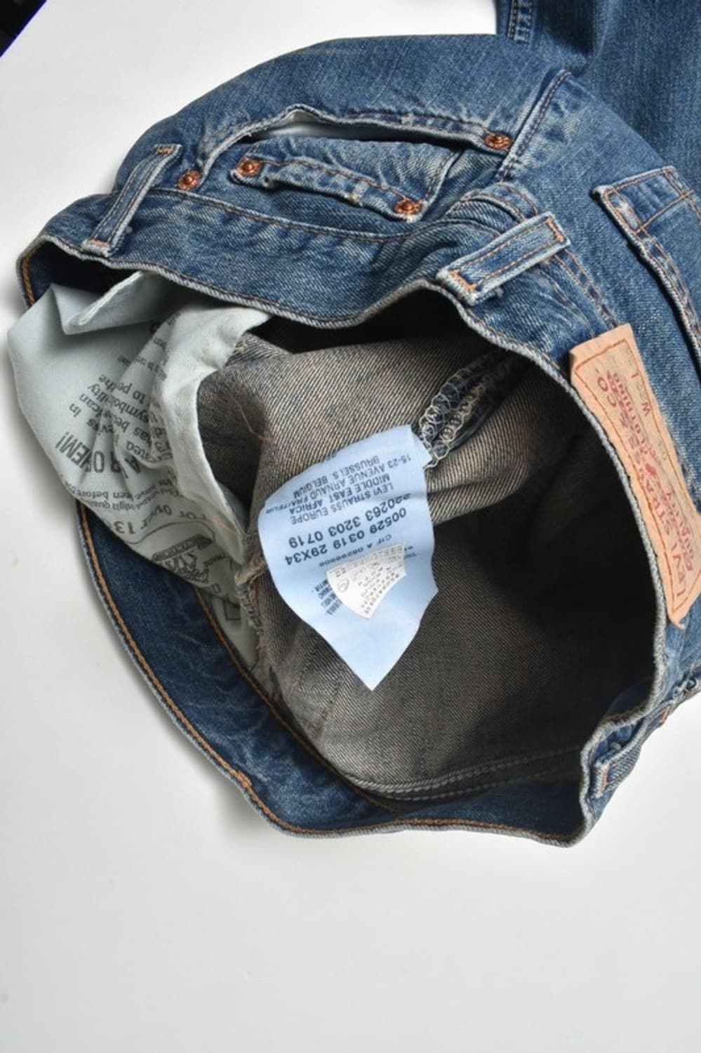 리바이스 로우라이즈 부츠컷 청바지 데님팬츠 29 N1323 상품이미지6