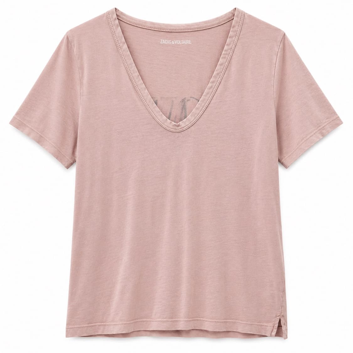 쟈딕앤볼테르 모달 골드 러브 프린트 핑크 티셔츠 S 상품이미지1