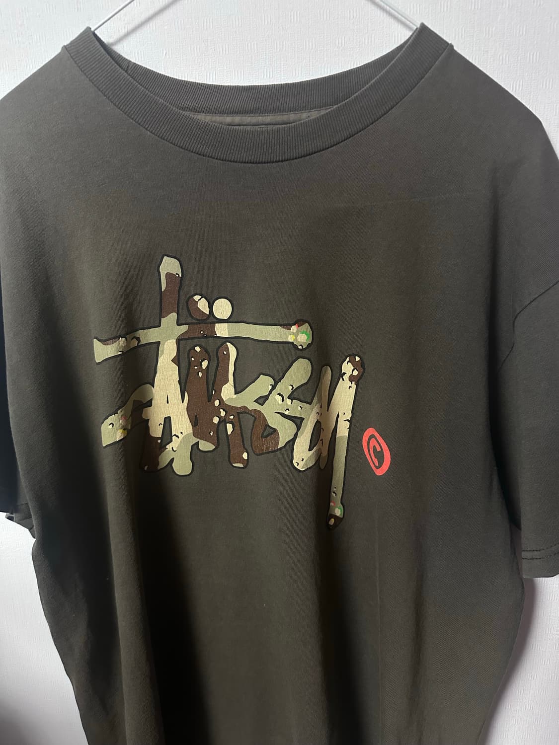 스투시 카모 반팔티 m 상품이미지2