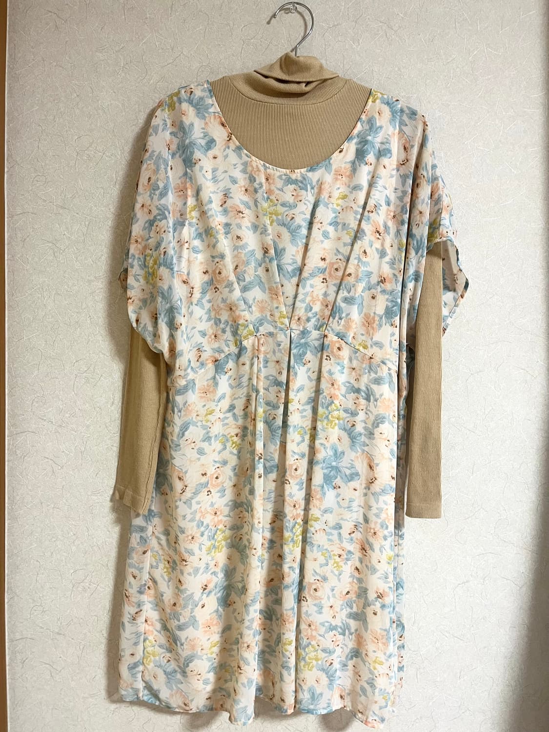 일본빈티지 가오리 파카 꽃무늬 원피스 롱치마 하구미 모리걸 아오이유우 상품이미지6