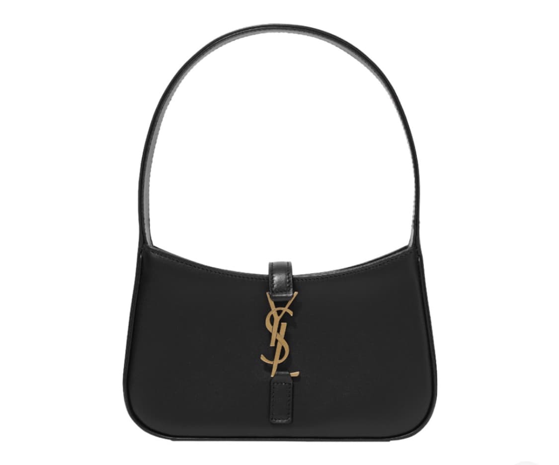 생로랑 스무스 레더 르 5 아 7 미니 호보백 블랙 상품이미지1