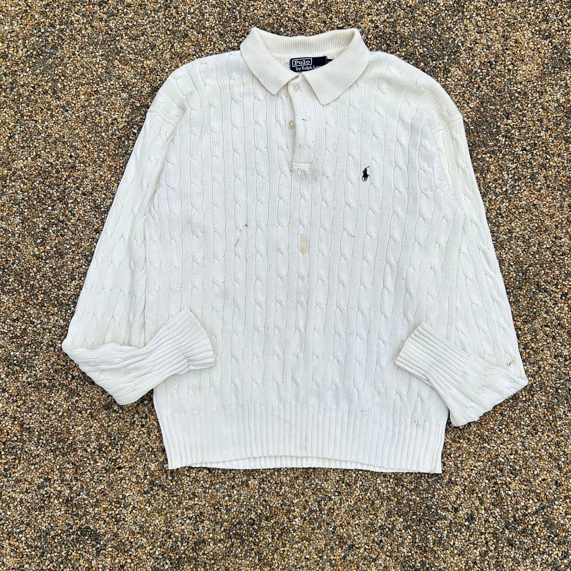 폴로 (POLO RalphLauren)카라 케이블 니트 상품이미지1