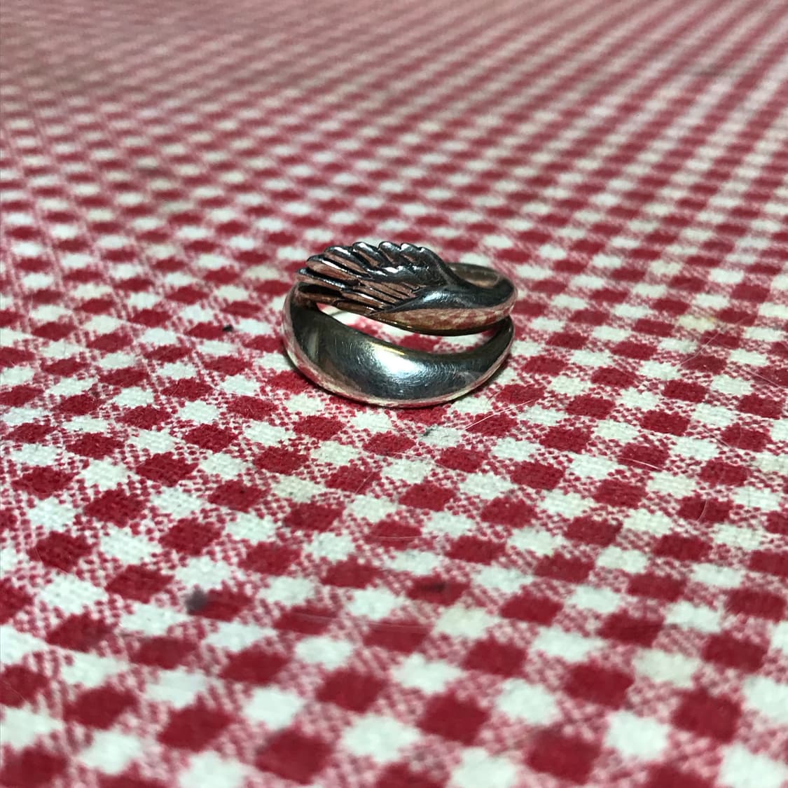 빈티지 실버 925 날개 링 새끼용 남녀공용 상품이미지4