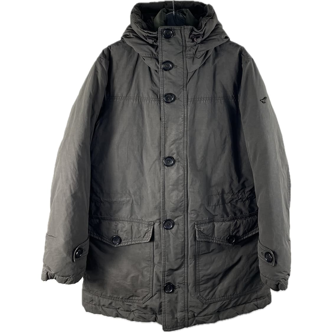 [L] 헨리코튼 은장 로고 다운 패딩 필드 자켓 상품이미지1