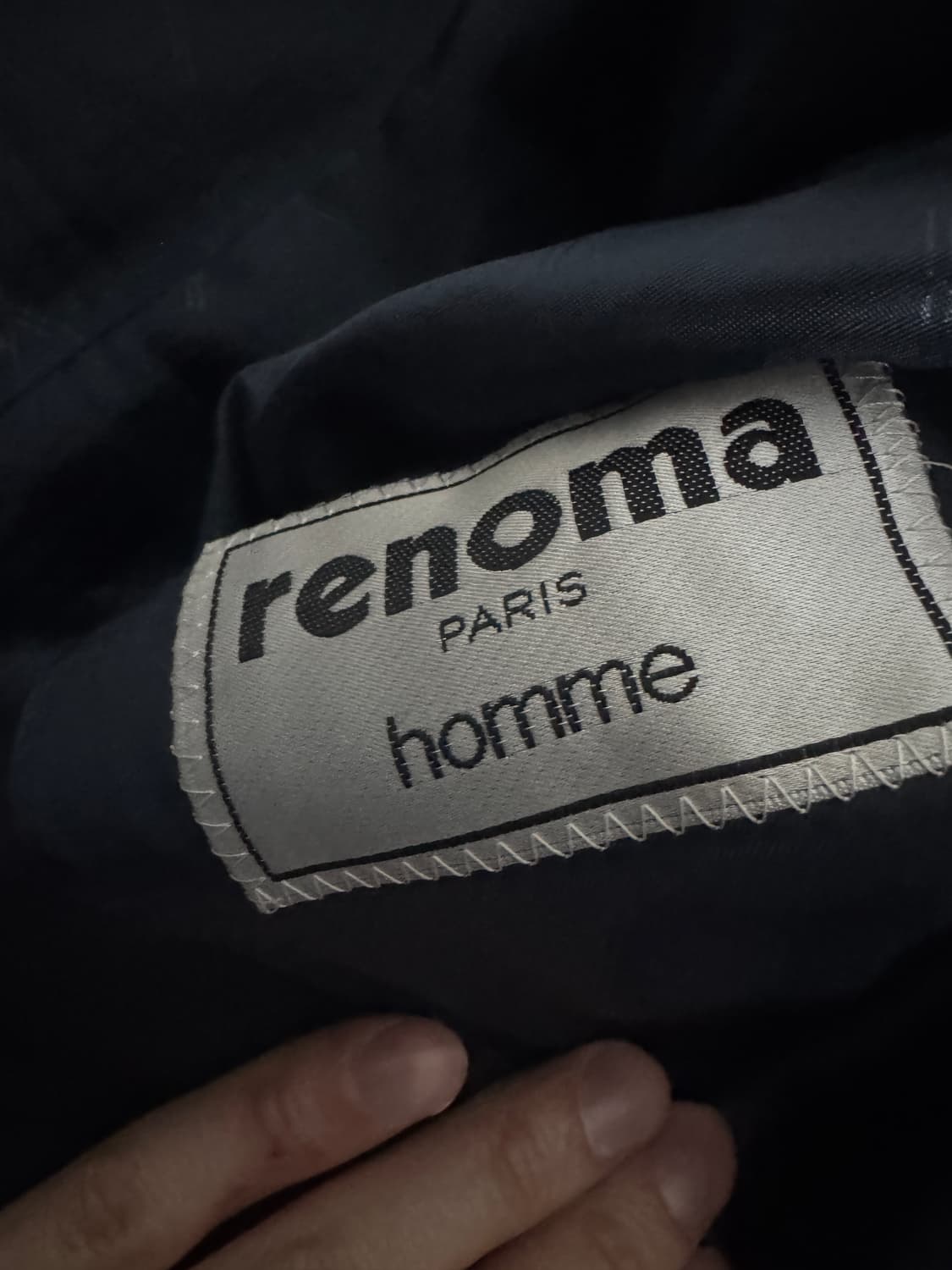 레노마 renoma 옴므 파리스 네이비 정장 자켓 상품이미지3