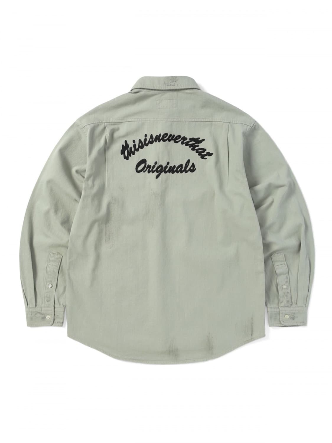 [L] thisisneverthat original dirt shirts 상품이미지1