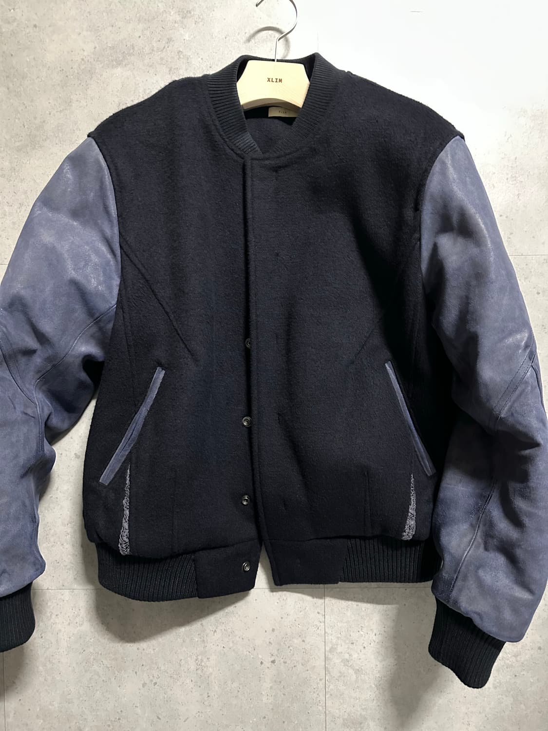 (S) xlim ep.8 02 jacket navy 바시티 상품이미지2