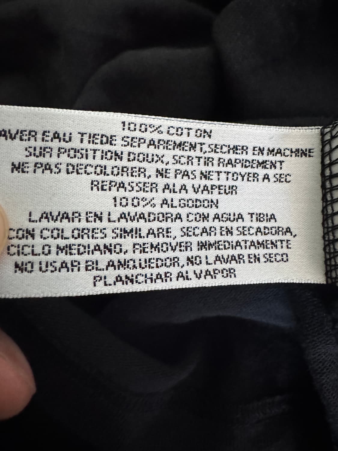 오클리 미들 로고 빈티지 반팔 티셔츠 M 블랙 상품이미지5