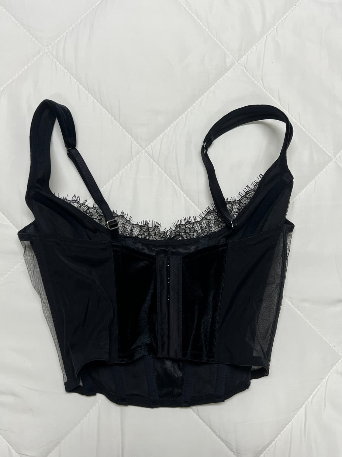 Victoria’s Secret Velvet Corset Top S 상품이미지2